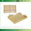 Bamboo bread tray and cutting board