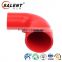 high temperature 63mm to 57mm Red 90 degree clear auto silicone reducer elbow hose