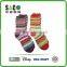 Various Contrast Color Stripe Fluffy Socks