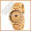 Bamboo wood watch ,Wooden watch & leather band watch