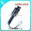 New foldable aluminum monopod selfie stick with bluetooth shutter button