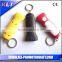 portable new design mini fish shape led keychain flashlight