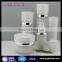 Acrylic lotion bottle; white cosmetic bottle ;cone plastic bottle cosmetic packaging
