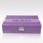 Chinese factories wholesale custom high-grade leather cosmetic box, fashion beautiful jewelry box