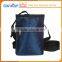 Waterproof nylon rock climbing chalk bag with zipper and drawstring