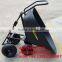 four wheels plastic tray 130L wheelbarrow cart