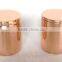 Brass copper metal candle container rose gold candle jar