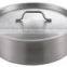 Two Handle Sauce Pan Saucepan Cooker Shot Body Stainless Steel Soup Pot with Lid