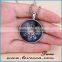 New European Fashion Luminous Christmas Jewelry Snowflake Necklace