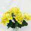 Yellow hydrangea flowers artificial