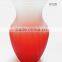 frosted colored glass vase for wedding