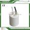 ceiling rose electric porcelain E14 lampholder with wire