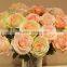 silk fabric artificial rose flowers wholesale handmade flores artificiale rosa