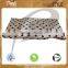 jute cotton polka dot print Reversible tote bag for shopping