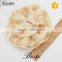 Wholesale hand made large satin flower for girl dresses