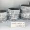 Round cement flower pot for decorative