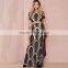 Red Fit and Flare Elegant Maxi Long Lace crop top and skirt set