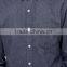 Guangzhou High Quality Custom Long Sleeve Chest Pocket Button Down Collar Mens 65% Polyester 35% Cotton Casual Shirts