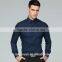 2016 White mandarin collar fit slim business shirt for men officeware