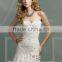 sexy puffy white lace mermaid ukraine wedding dress