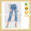 New pattern Latest design jeans pants women tight jeans flared with tassel from jeans manufacturers china