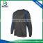 New Arrival Contrast Color Quick Dry Stretchy O-Neck Long Sleeve Men's Sport T-Shirt