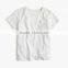 Wholesale comfortable custom design baby clothes 2017 Boys' slub pocket T-shirt new style plain children clothing