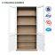 4 door metal storage cabinet glass filing cabinet high white for sale