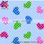 100% plain kids style printed poly/cotton fabric from china