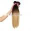  2017 fast shipping cheap hair product 3 tone color ombre hair extensions