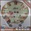 sulimation blank glass clock in wall clock