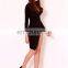 Wholesale slinky wrap over dress lady adults club dress plus size women bodycon dress