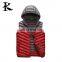 Men nylon decthable hood padded vest winter warm down vest