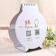 Factory price wholesale 2018 cardboard table planner calendar with coil for gift