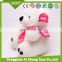 promotion Custom lovely 20cm stuffed plush polar bear with t-shirt print logo