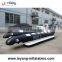 Popular giant black shark inflatable water toys banana boat for sale