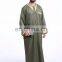 2017 EID Muslim wear men Abaya chothes for prey Men maxi thobe for islamic