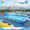 Above Ground Outdoor Giant PVC Pool Type Metal Frame Swimming Pool For Commercial