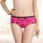 Yun Meng Ni Sexy Underwear Custom Fancy Lip Print Lady Brief Soft Cotton Women Mature Panties