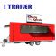 Baoju mobile fiberglas concession food trailer kiosk
