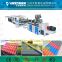 PVC composite glazed/bamboo roof tile extrusion production line