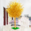 fiberglass trunk golden artificial banyan tree for decoration