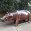 LORISO6017 Theme park life size hippopotamus animatronic animals hippo