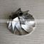 CT26 17291-17010 42.12/64.89mm 6+6 blades Turbocharger aluminum 2618/milling/Billet compressor wheel for 17201-17010