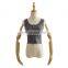 High quality custom logo printing cotton plain crew neck women basic tank top t shirts