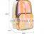 Fashion Waterproof Mini Backpack Laser Holographic PVC bag TPU Transparent Backpack For Girl