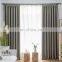 Wholesale Simple Design Style Polyester Linen blackout Window Fabric Curtain For Living Room