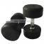 Professional New Style Gym Fitness EquipmentExercise Fixed Rubber Dip Dumbbell Sets