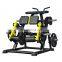 Colored plates leg machine  gym equipment names