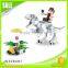 2016 new design building block dinosaur enlighten brick toys